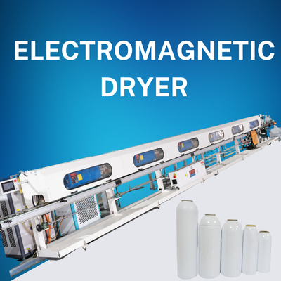 Linea di produzione automatica di asciugatrici elettromagnetiche per lattine di aerosol